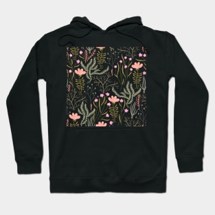 Minimalistic plant pattern Hoodie